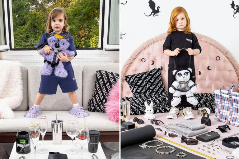 Promotion du cannibalisme, du satanisme ainsi que de la pédophilie sado-masochiste dans les publicités de la marque de guénilles de luxe Balenciaga !
