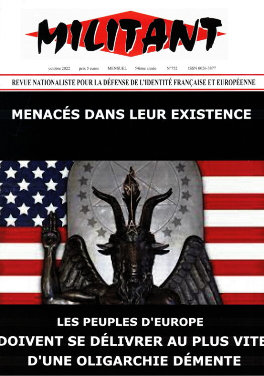 Menacés dans leur existence, les nations blanches doivent se délivrer au plus vite d’une oligarchie démente