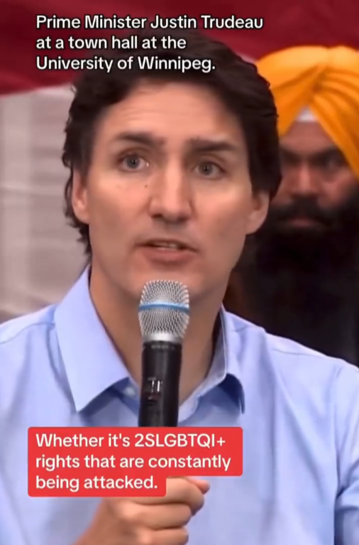 Justin Trudeau défend les droits «2SLGBTQI+»