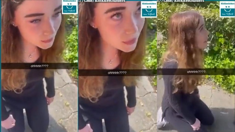 Une Néerlandaise maltraitée et forcée de s&rsquo;excuser à genoux auprès d&rsquo;envahisseurs étrangers