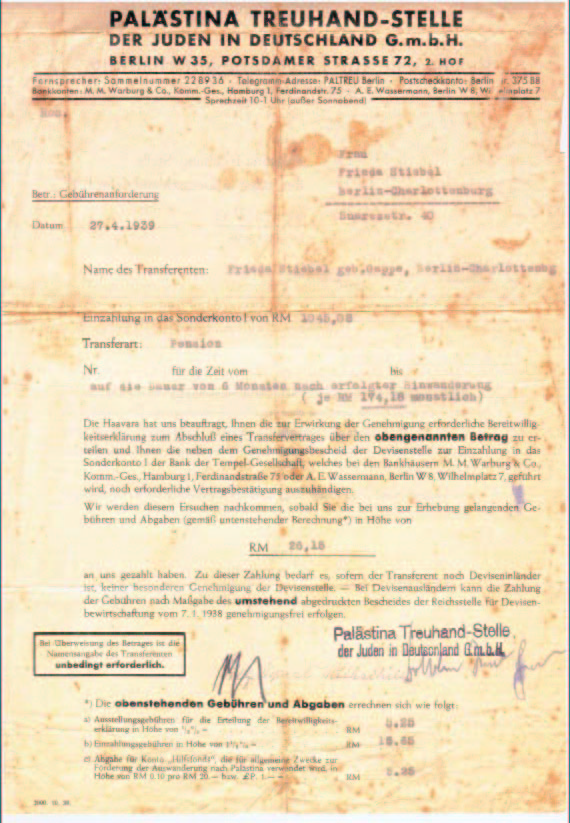 Les mythes et la réalité au sujet de L’accord Haavara (de Transfert) entre le III Reich et les sionistes d&rsquo;Allemagne