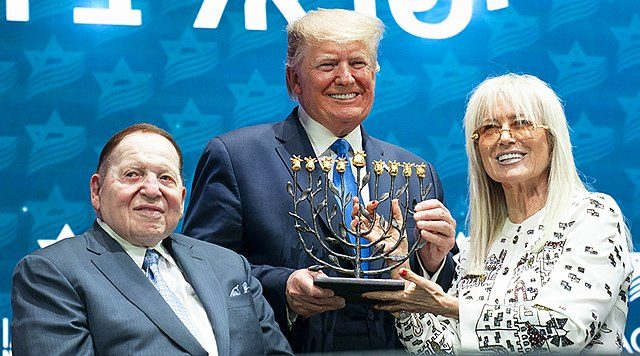La milliardaire juive Miriam Adelson « exige l’annexion totale de la Cisjordanie » en échange d’un don de 100 millions de dollars au shabbat goy Trump