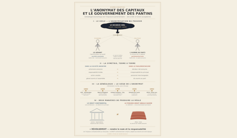 L’anonymat des capitaux et le gouvernement des pantins